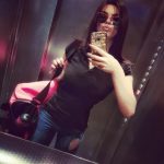 Swarowskaya Selfie in the elevator